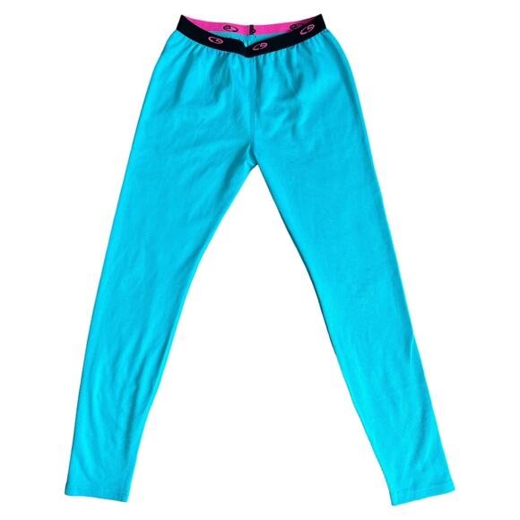 Champion Blue Stretch Leggings, L - Picture 2 of 4